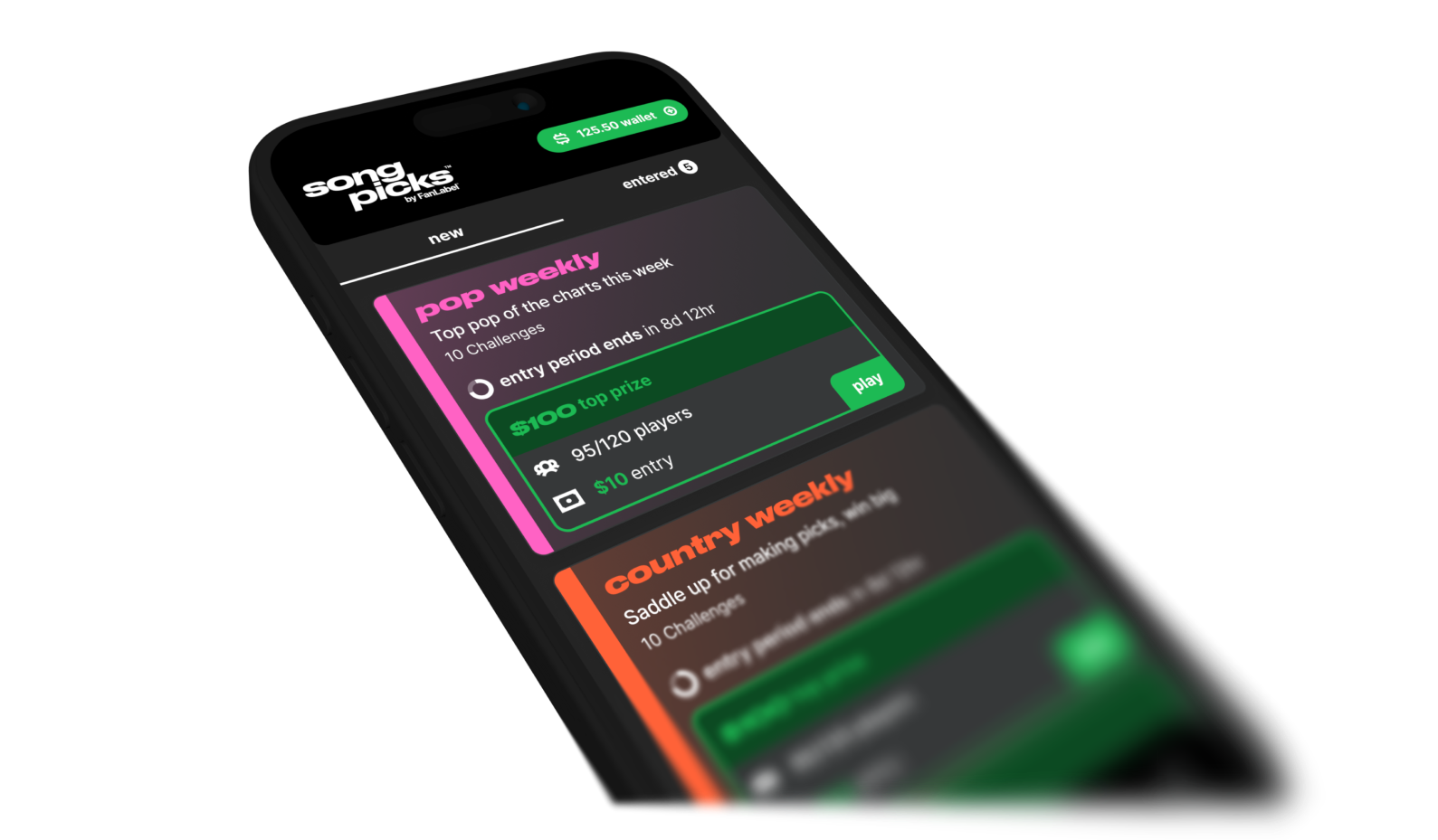 Song Picks app screenshot
